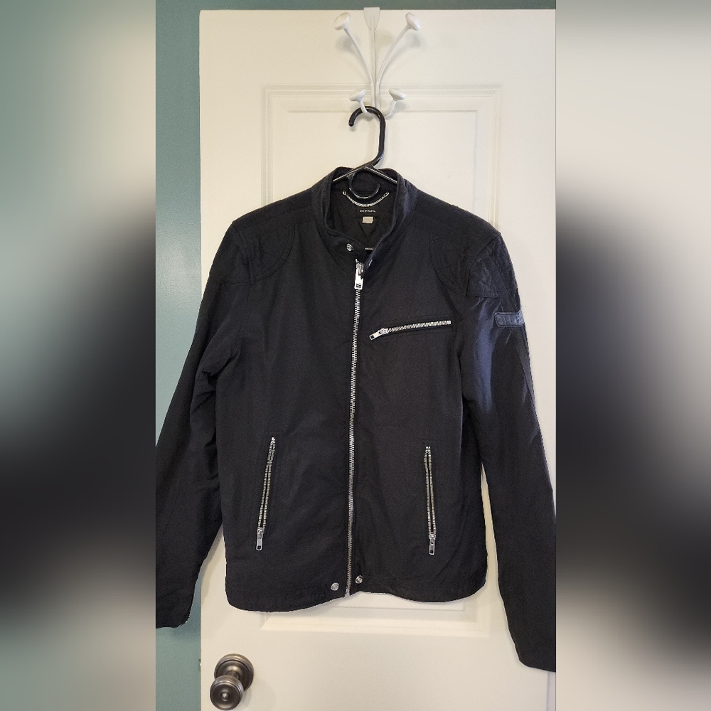 Diesel Men's Black Jacket Medium